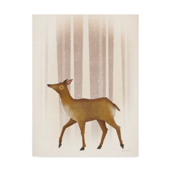 Trademark Fine Art Ryan Fowler 'Snowy Doe' Canvas Art, 35x47 WAP06377-C3547GG